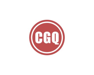 CGQ logo tasarım vektör şablonu. CGQ
