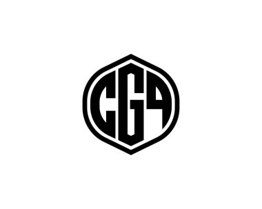 CGQ logo tasarım vektör şablonu. CGQ