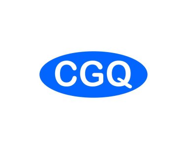 CGQ logo tasarım vektör şablonu. CGQ