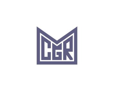 CGR logo tasarım vektör şablonu. CGR