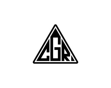CGR logo tasarım vektör şablonu. CGR