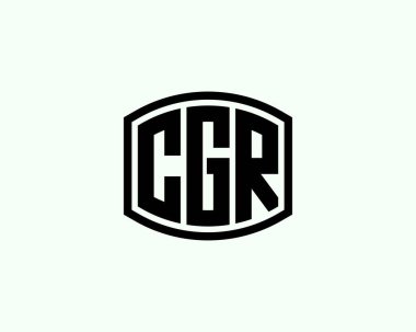 CGR logo tasarım vektör şablonu. CGR
