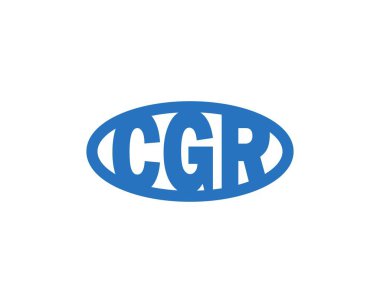 CGR logo tasarım vektör şablonu. CGR