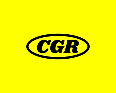 CGR logo tasarım vektör şablonu. CGR