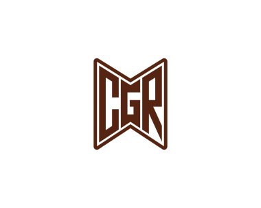 CGR logo tasarım vektör şablonu. CGR