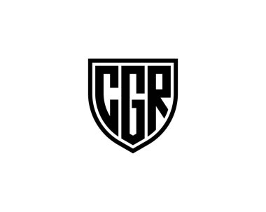 CGR logo tasarım vektör şablonu. CGR