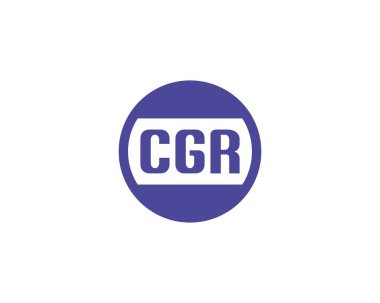 CGR logo tasarım vektör şablonu. CGR