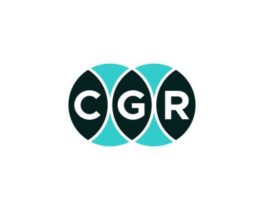 CGR logo tasarım vektör şablonu. CGR