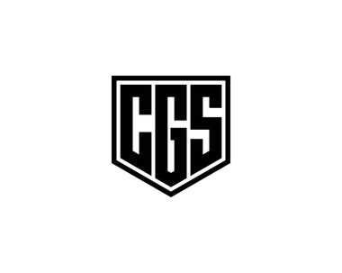 CGS logo tasarım vektör şablonu. CGS