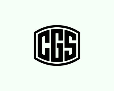 CGS logo tasarım vektör şablonu. CGS