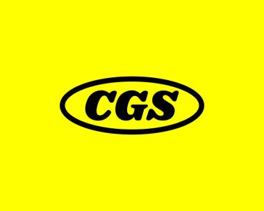 CGS logo tasarım vektör şablonu. CGS