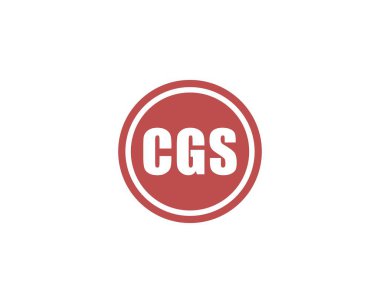 CGS logo tasarım vektör şablonu. CGS