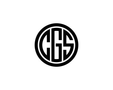 CGS logo tasarım vektör şablonu. CGS