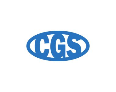 CGS logo tasarım vektör şablonu. CGS