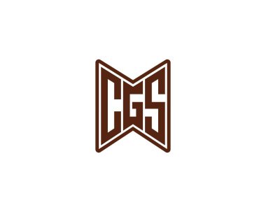 CGS logo tasarım vektör şablonu. CGS