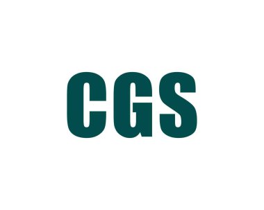 CGS logo tasarım vektör şablonu. CGS