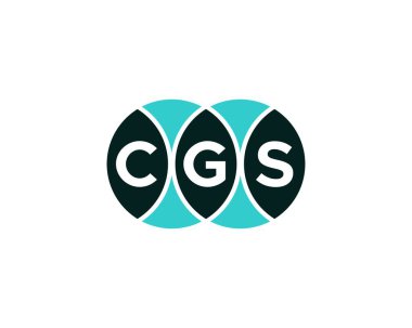 CGS logo tasarım vektör şablonu. CGS