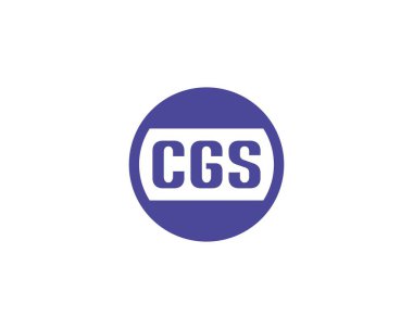 CGS logo tasarım vektör şablonu. CGS