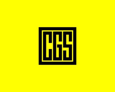 CGS logo tasarım vektör şablonu. CGS