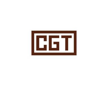 CGT logo tasarım vektör şablonu. CGT