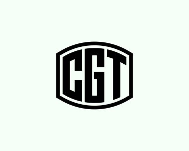 CGT logo tasarım vektör şablonu. CGT
