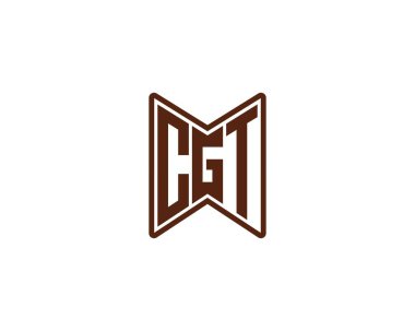 CGT logo tasarım vektör şablonu. CGT