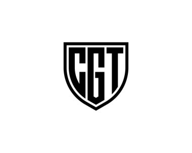 CGT logo tasarım vektör şablonu. CGT