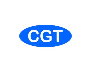 CGT logo tasarım vektör şablonu. CGT