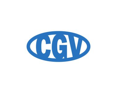 CGV Logo tasarım vektör şablonu. CGV