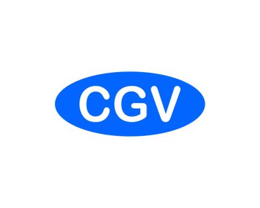 CGV Logo tasarım vektör şablonu. CGV