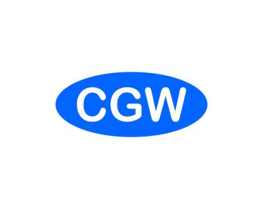 CGW logo tasarım vektör şablonu. CGW