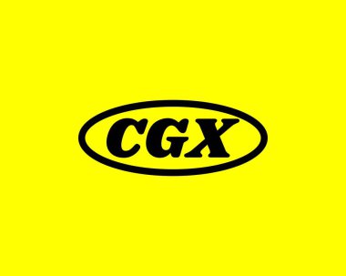 CGX logo tasarım vektör şablonu. CGX