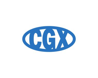 CGX logo tasarım vektör şablonu. CGX