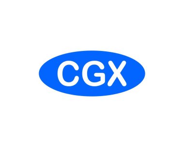 CGX logo tasarım vektör şablonu. CGX
