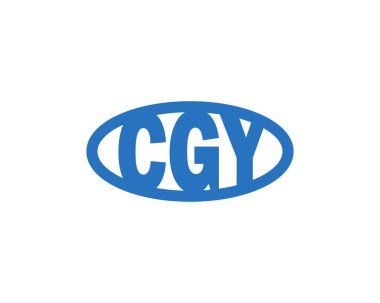 CGY Logo tasarım vektör şablonu. CGY