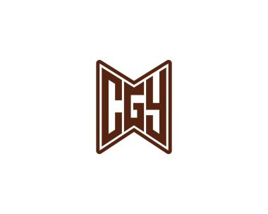 CGY Logo tasarım vektör şablonu. CGY