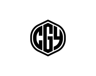 CGY Logo tasarım vektör şablonu. CGY
