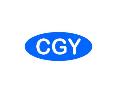 CGY Logo tasarım vektör şablonu. CGY