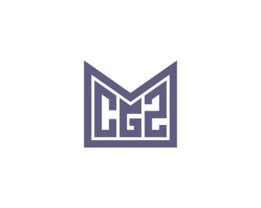 CGZ logo tasarım vektör şablonu. CGZ