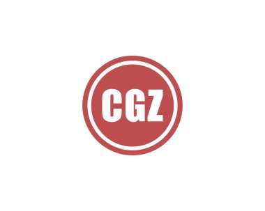 CGZ logo tasarım vektör şablonu. CGZ