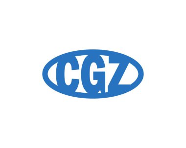CGZ logo tasarım vektör şablonu. CGZ