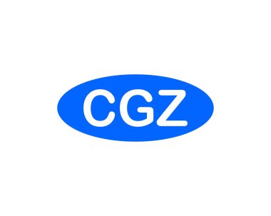 CGZ logo tasarım vektör şablonu. CGZ