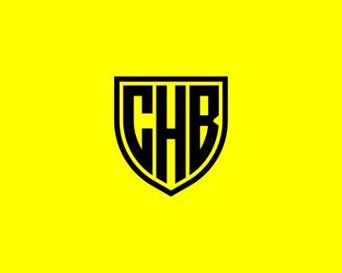 CHB Logo tasarım vektör şablonu. CHB