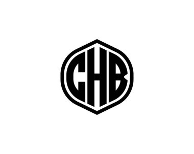 CHB Logo tasarım vektör şablonu. CHB