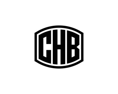 CHB Logo tasarım vektör şablonu. CHB