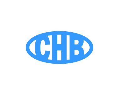 CHB Logo tasarım vektör şablonu. CHB