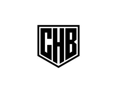 CHB Logo tasarım vektör şablonu. CHB