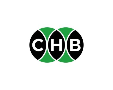CHB Logo tasarım vektör şablonu. CHB