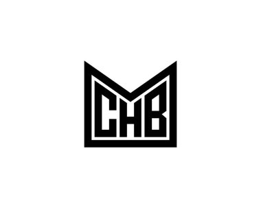 CHB Logo tasarım vektör şablonu. CHB