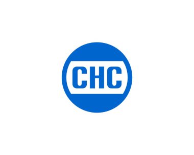 CHC Logo tasarım vektör şablonu. CHC
